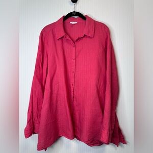 Eileen Fisher Bright Pink Blouse